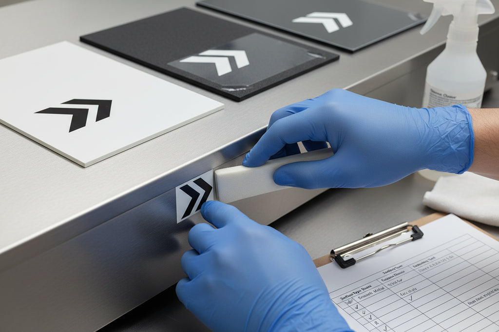 Adhesive Test Checklist