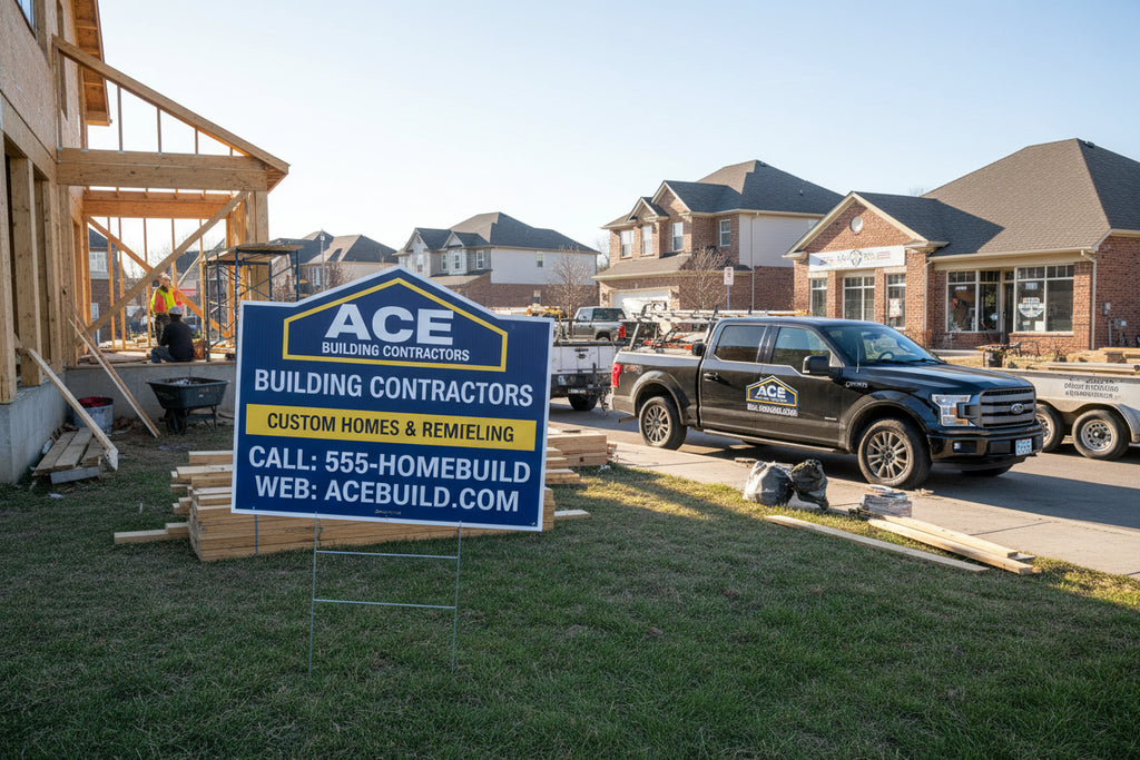 Contractor Sign Vinyl