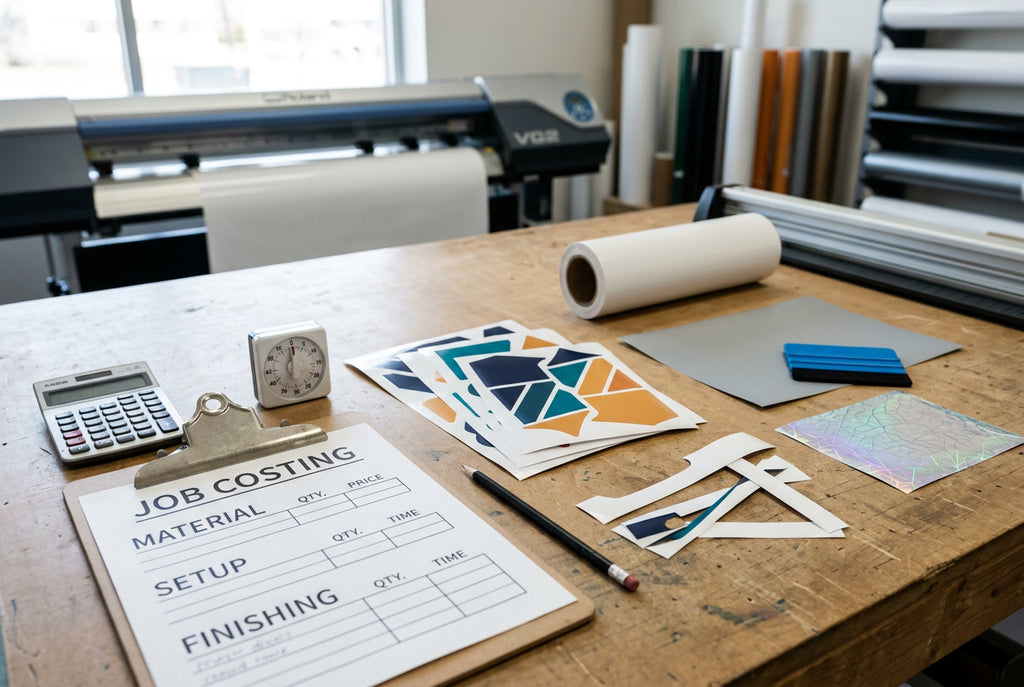 Printable Vinyl Job Costing: How Sign Shops Protect Margin on Small Runs