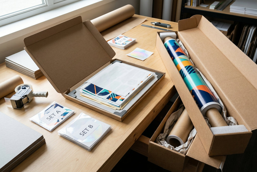 How Print Shops Should Package Printed Decals for Pickup and Shipping