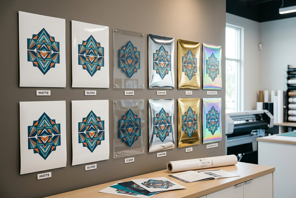 Building a Sign Shop Swatch Wall with Printable Vinyl Samples