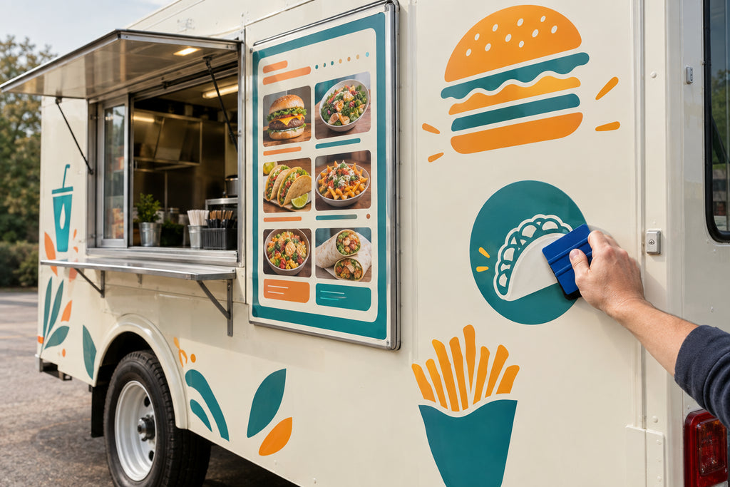 Printable Vinyl for Food Truck Decals and Menu Panels
