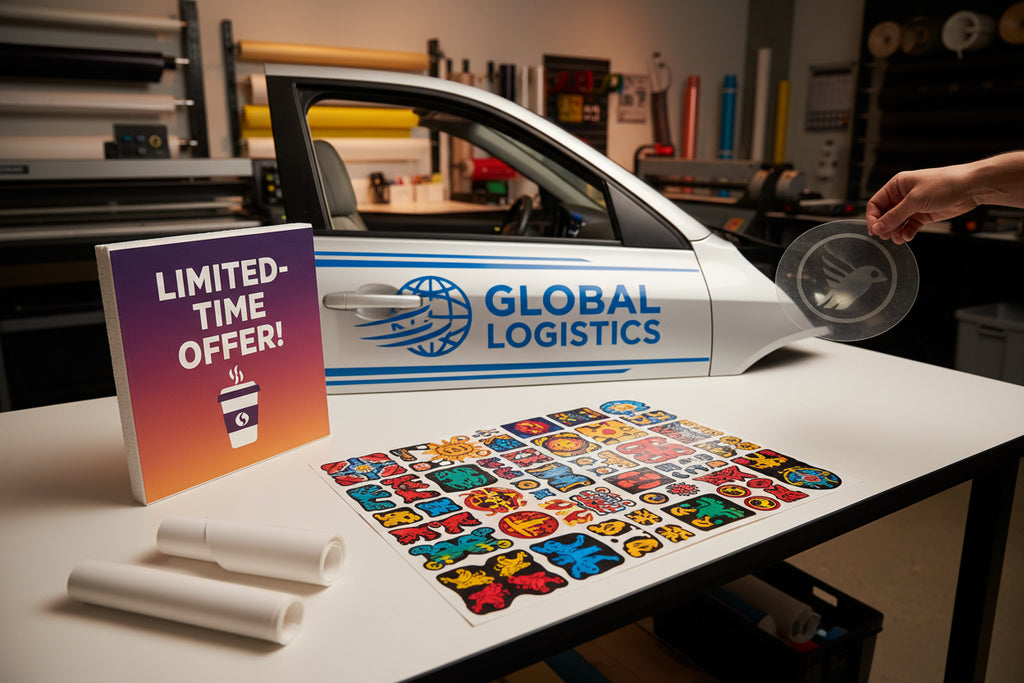 How to Choose Printable Vinyl for Stickers, Decals, Signs, and Vehicle Graphics