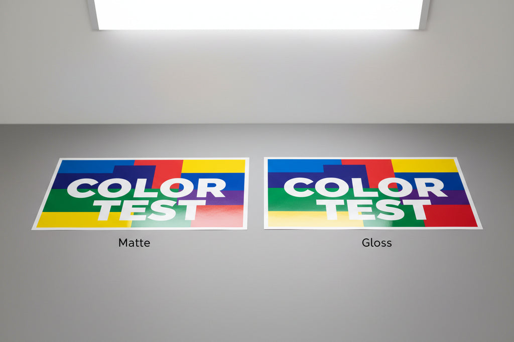 Matte vs Gloss Vinyl