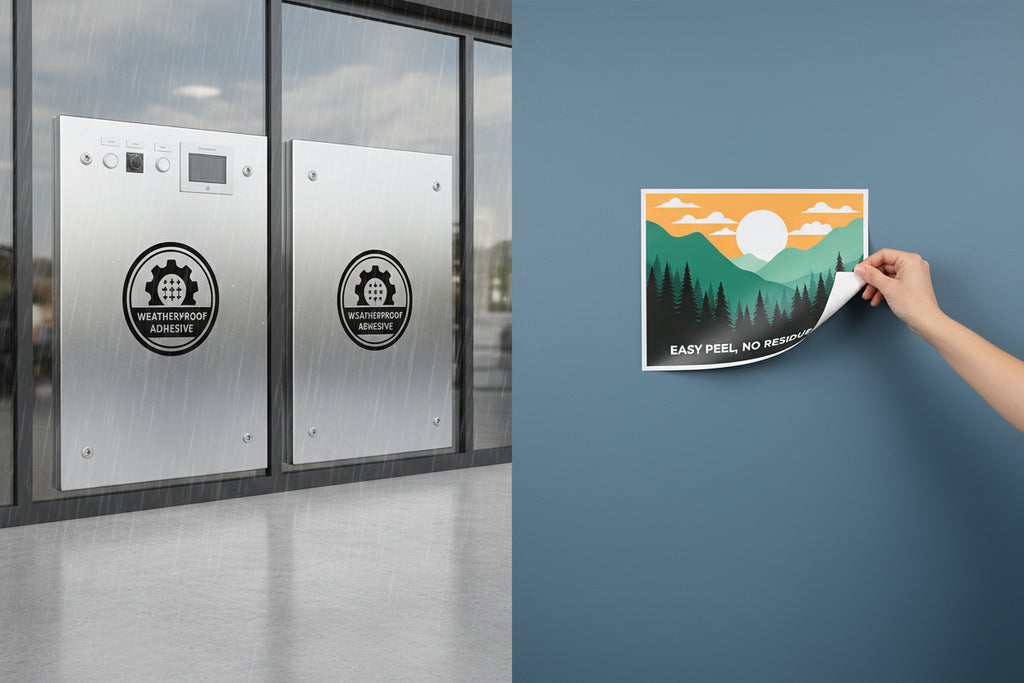Permanent vs Removable Printable Vinyl: Which Adhesive Should Print Shops Choose?