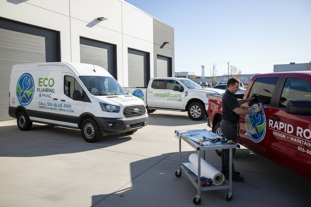 Printable Vinyl for Contractor and Service Vehicle Decals: Workflow and Material Checks