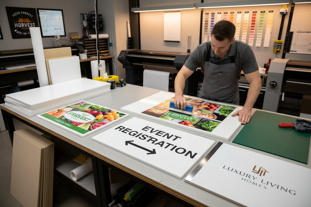 Printable Vinyl for PVC and Foam Board Signs: Material Selection Guide