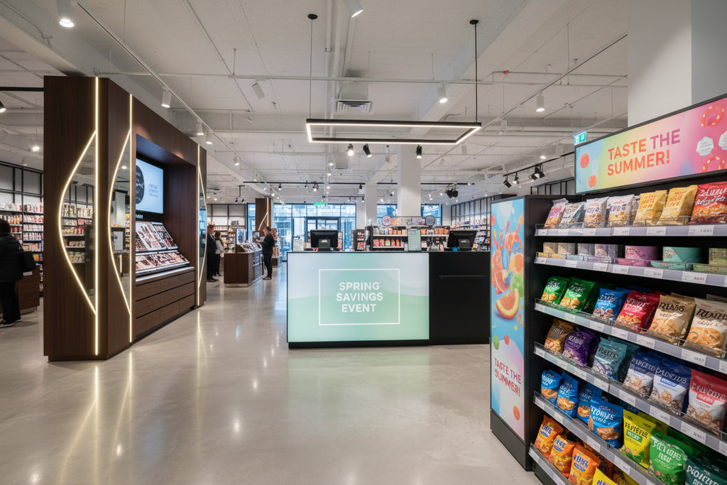 Printable Vinyl for Retail POP Displays: Print Shop Material Guide