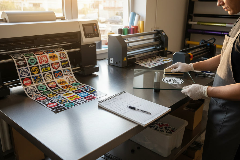 Printable Vinyl Sample Testing Checklist for Print Shops