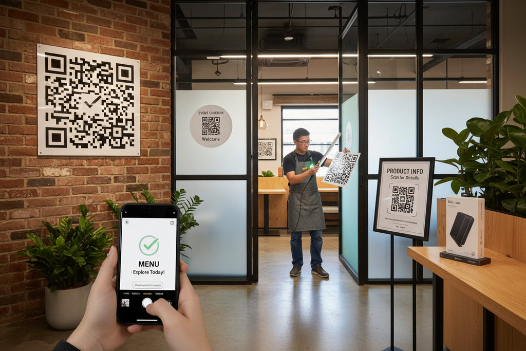 QR Code Sign Vinyl