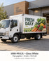 3mil Polymeric Outdoor Graphic Vinyl Fleet Wrap Air Release Gloss & Matte White