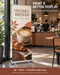 AI application concept: café promotion on a retractable floor banner. 36-inch by 100-foot printable media roll only; stand and printing not included.