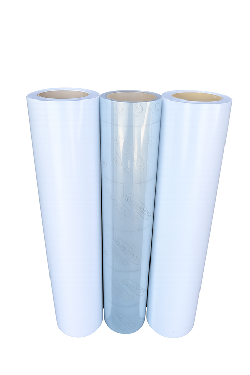 Graphictac 20" Sample Rolls - White & Clear Printable Vinyl