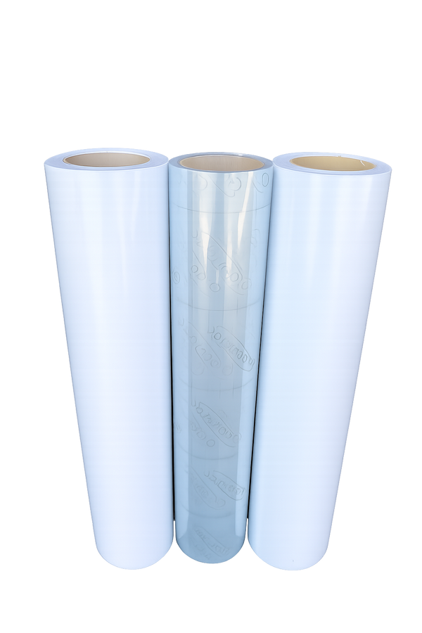 Graphictac 20" Sample Rolls - White & Clear Printable Vinyl