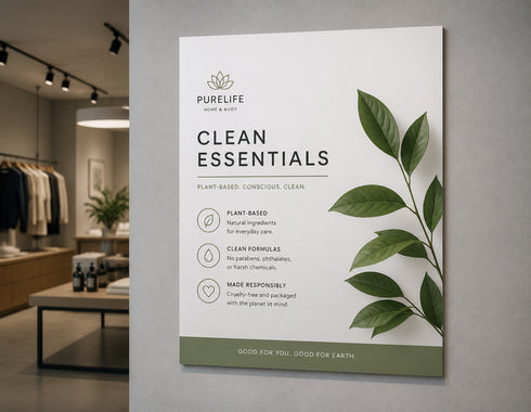 Graphictac 6mil permanent matte white printable vinyl used for retail signage and display graphics