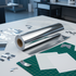 Mirror-Like Silver Chrome Printable Vinyl Roll for Stickers & Labels - 20in x 100ft