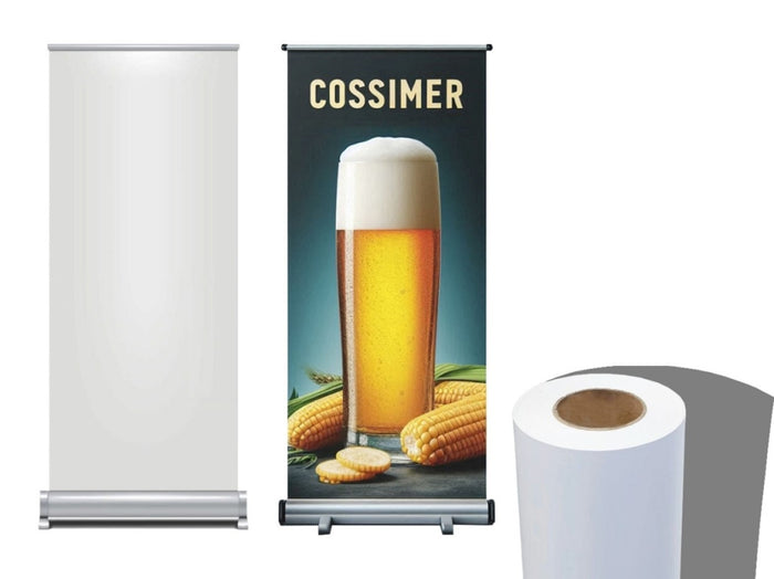 Graphictac 10mil Anti-Curl Roll-Up Banner Media 36in x 100ft