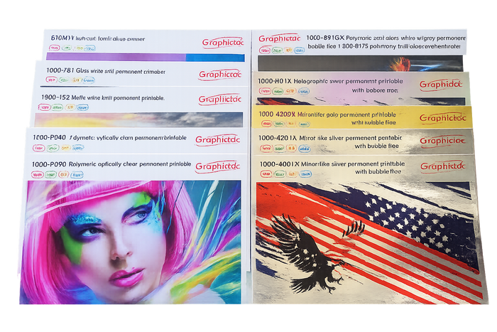 Graphictac Sample Swatches Printed Sheet All Available SKUs (Free)